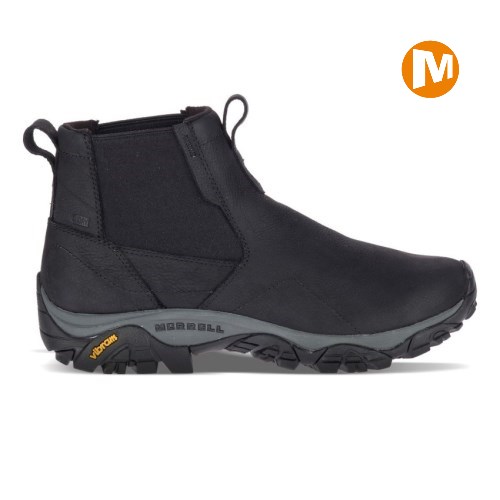 Merrell Moab Adventure Chelsea Waterproof Winterstiefel Herren Schwarz [DE-OSNWK]